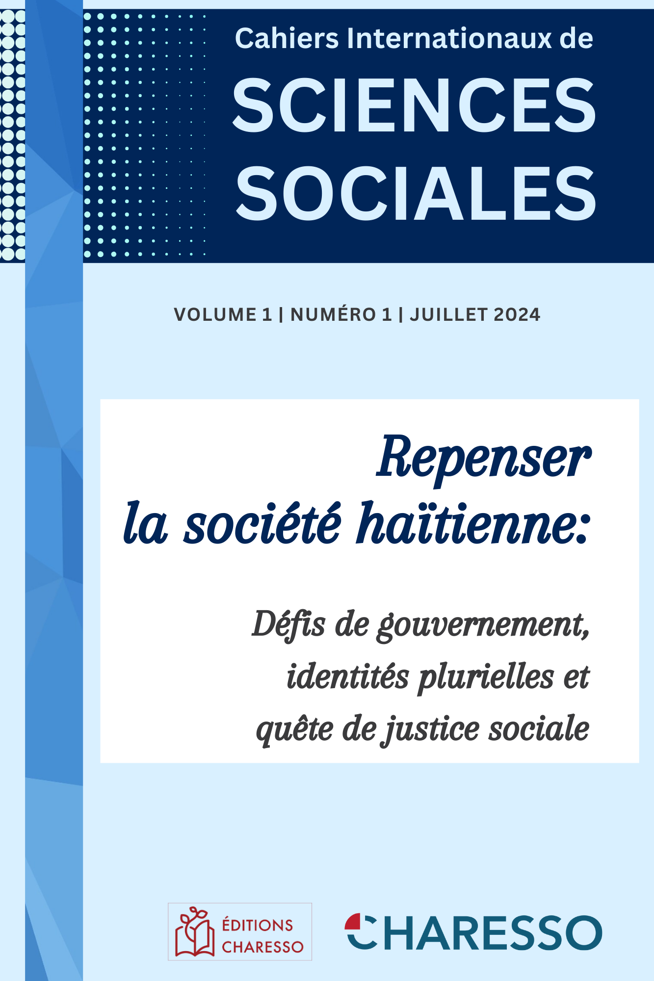 Couverture — Cahiers internationaux de sciences sociales