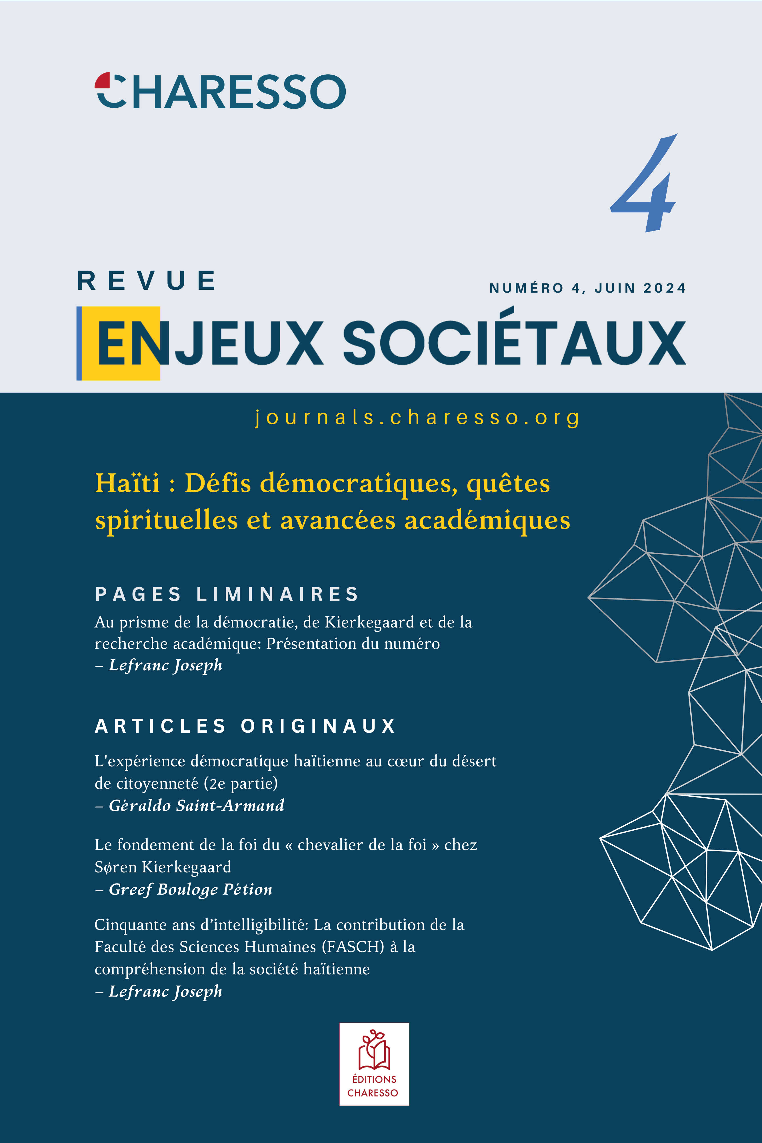 Couverture — Revue Enjeux sociétaux